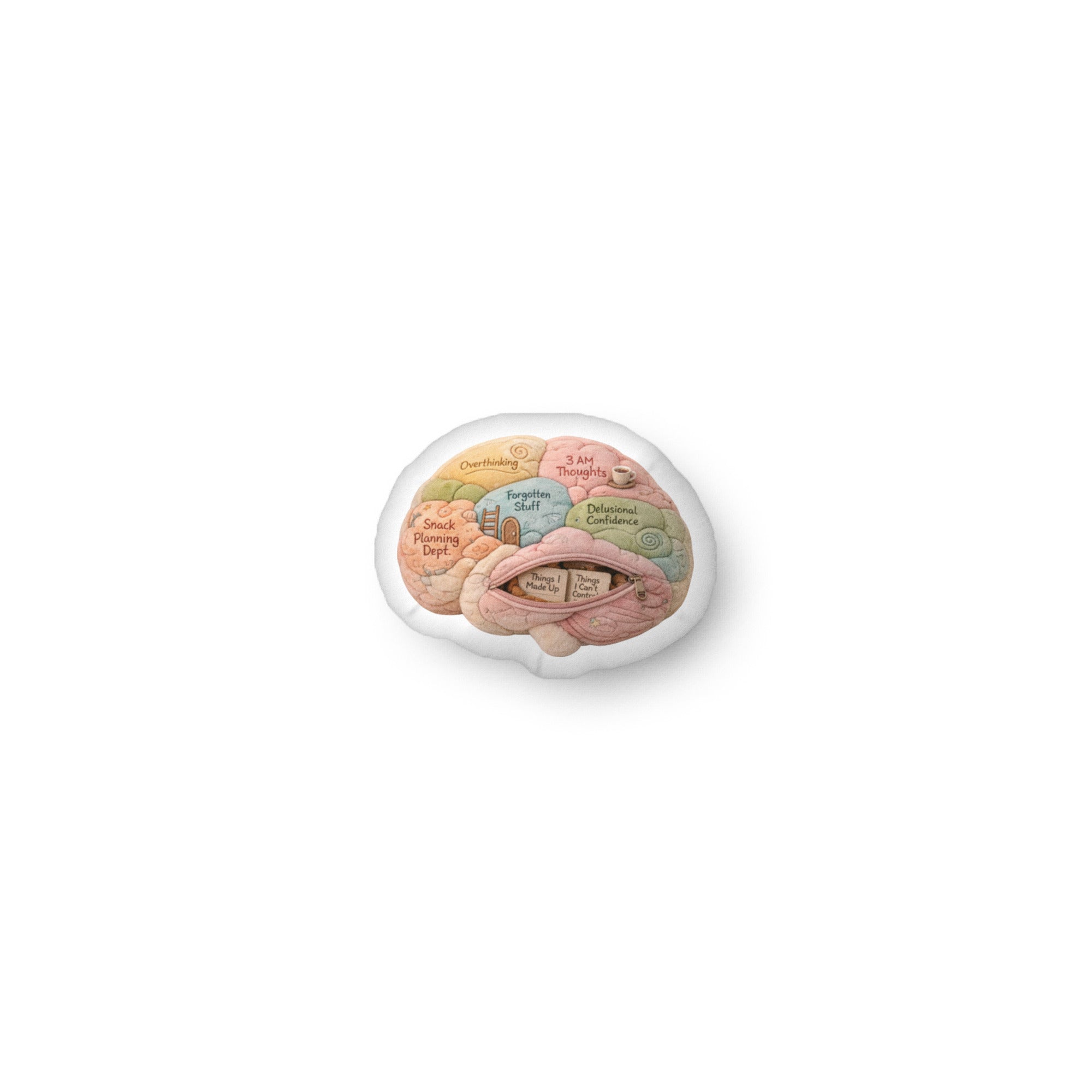 The Brain Rooms Pillow: Cozy Edition